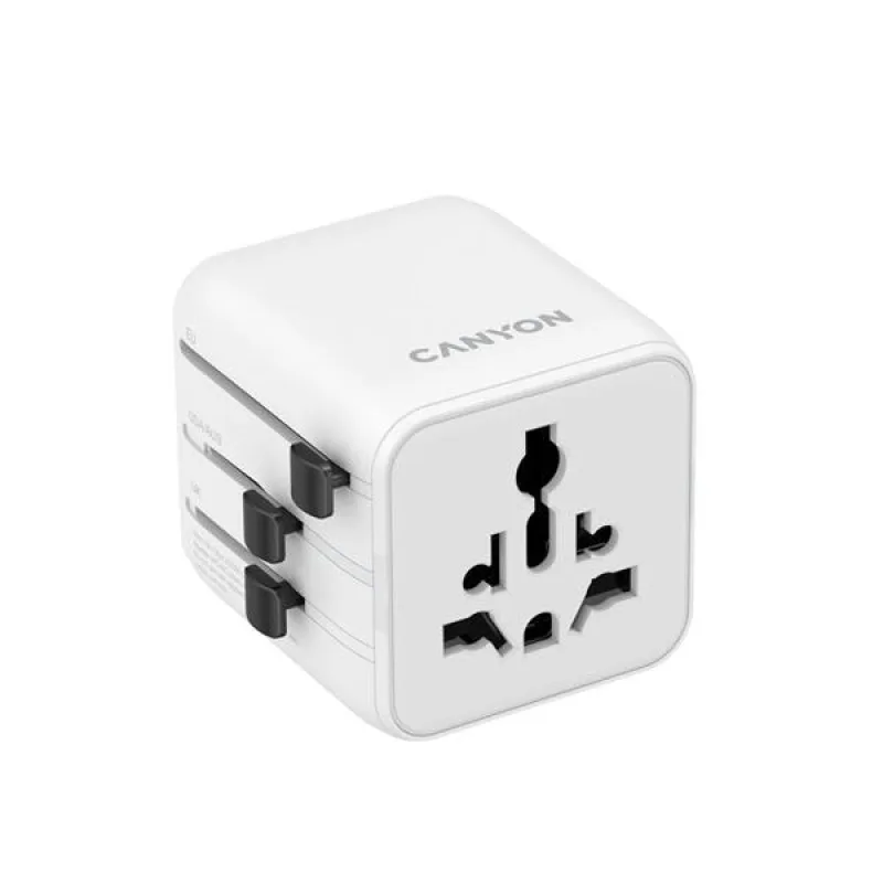 Canyon OnTour One, univerzálny cestovný adaptér pre 200 krajín CNS-TA1005W