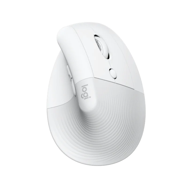 Logitech® Lift Vertical Ergonomic Mouse for Business - OFF-WHITE/PALE…