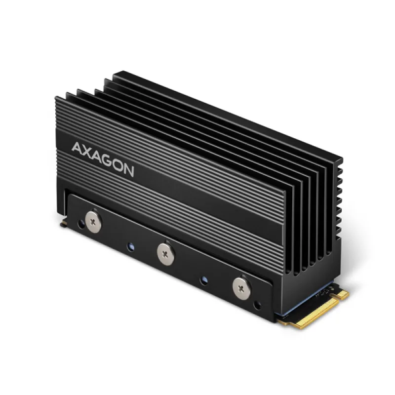 AXAGON CLR-M2XL, hliníkový pasívny chladič pre jedno aj obojstranný M.2…