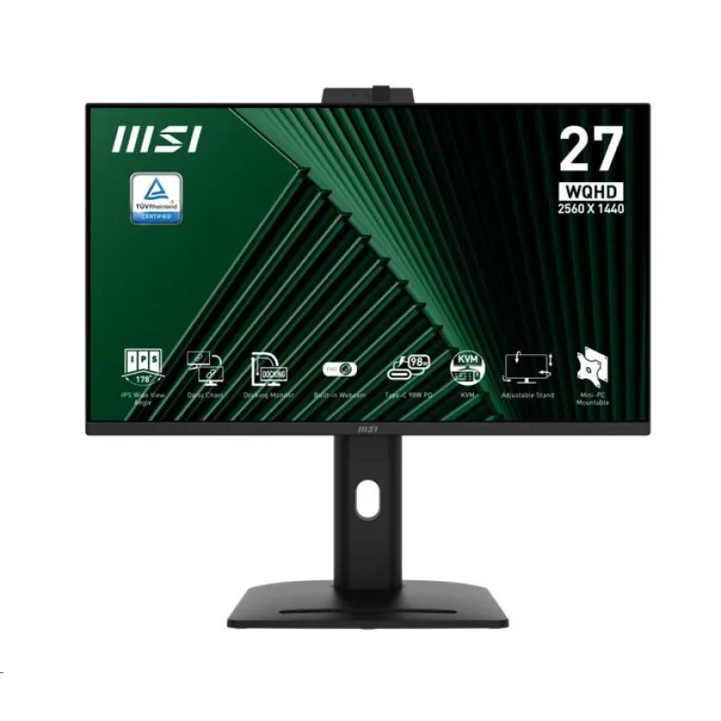 MSI Pro/ MP275QPDG/ 27"/ IPS/ QHD/ 100Hz/ 1ms/ Black/ 2R PRO MP275QPDG