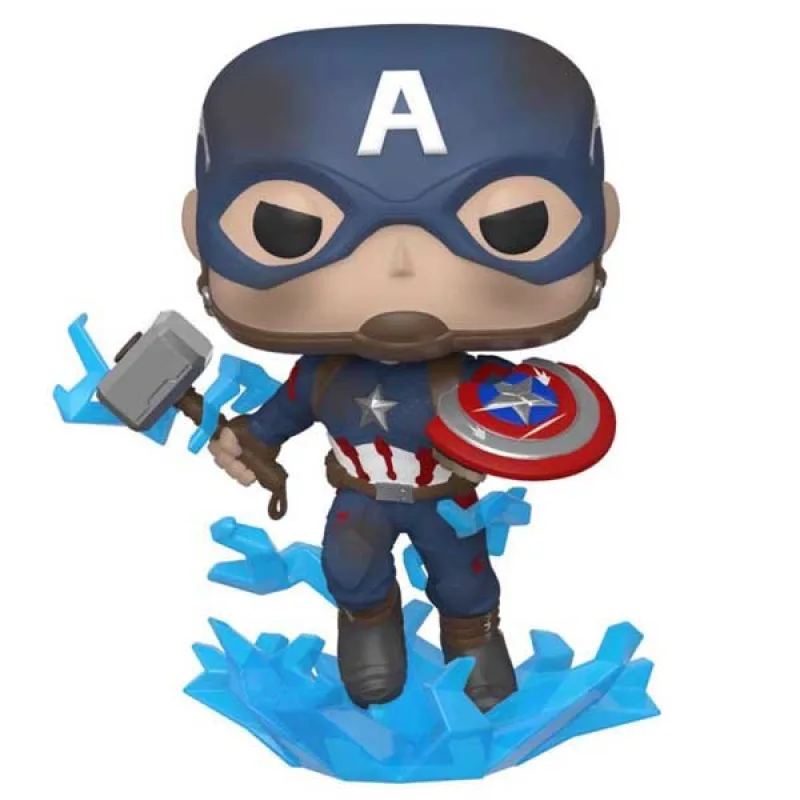 POP! Captain America with Broken Shield and Mjölnir (Avengers Endgame)…