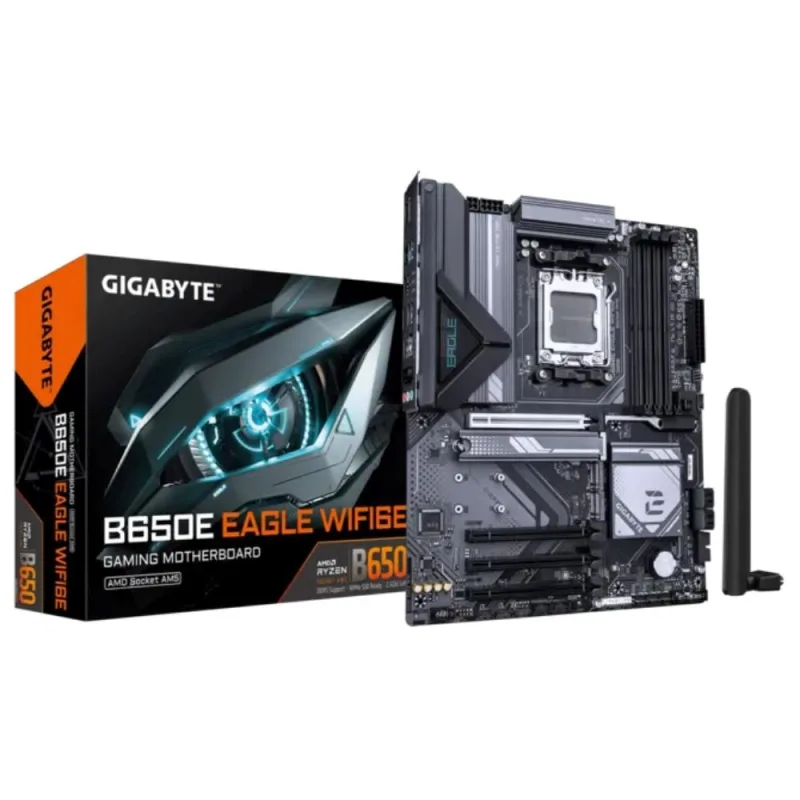 GIGABYTE MB Sc AM5 B650E EAGLE WF6E, AMD B650, 1xHDMI, 1xDP, 4xDDR5, …