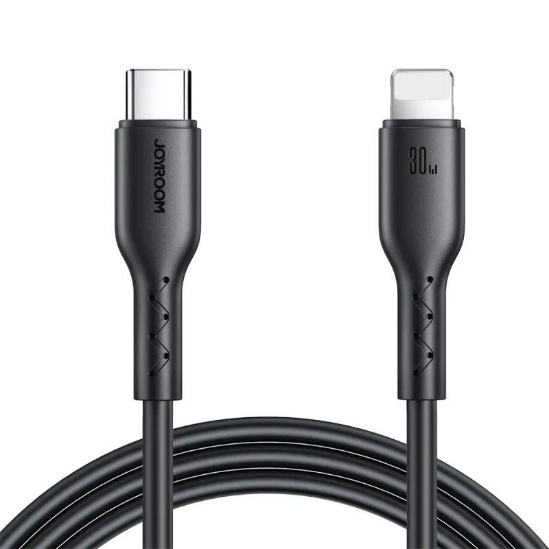Joyroom Flash-Charge Series SA26-CL3 USB-C / Lightning kábel 30W 1m - čierny