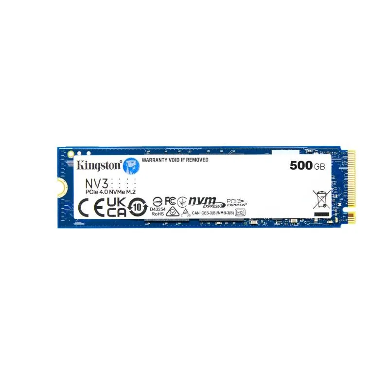 Kingston SSD 500GB NV3, M.2 2280, NVMe PCIe Gen4x4,…