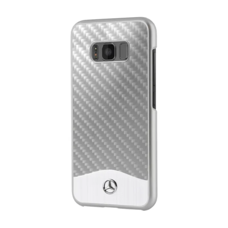 Puzdro Mercedes Wave V pre Samsung Galaxy S8+ - strieborné