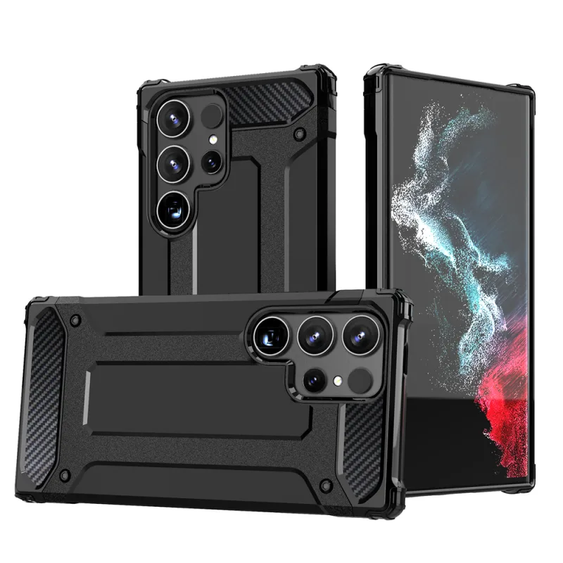 Kryt Hybrid Armor pre Xiaomi Redmi Note 14 5G - čierny
