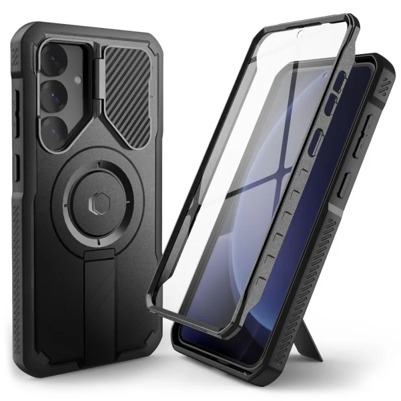 Puzdro Tech-Protect Kevlar MagSafe+ pre Samsung Galaxy S25 Plus – čierne