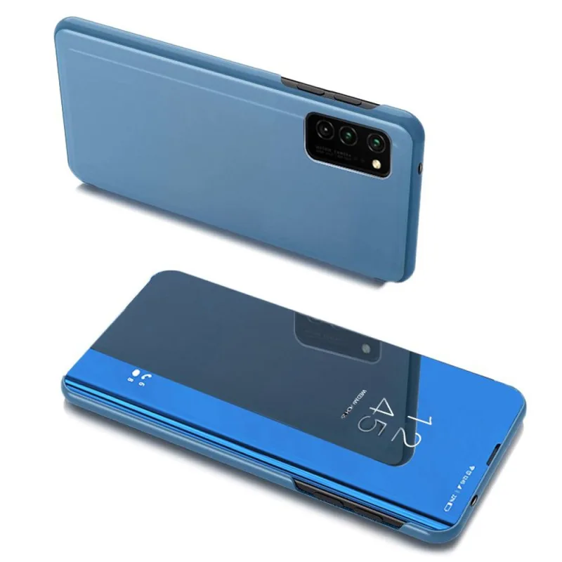 Flipový kryt Clear View Case pre Samsung Galaxy A03s (166.5) modrý
