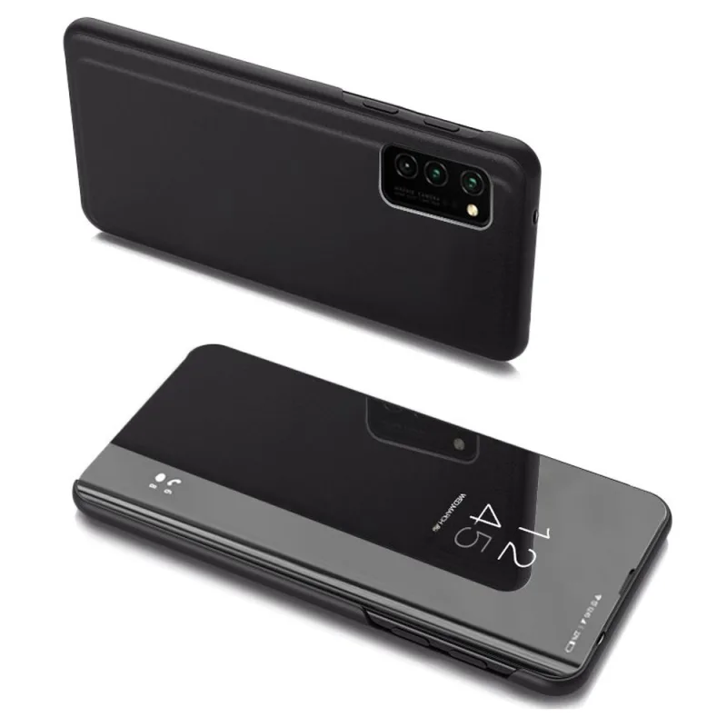 Flipový kryt Clear View Case pre Samsung Galaxy A03s (166,5) čierny