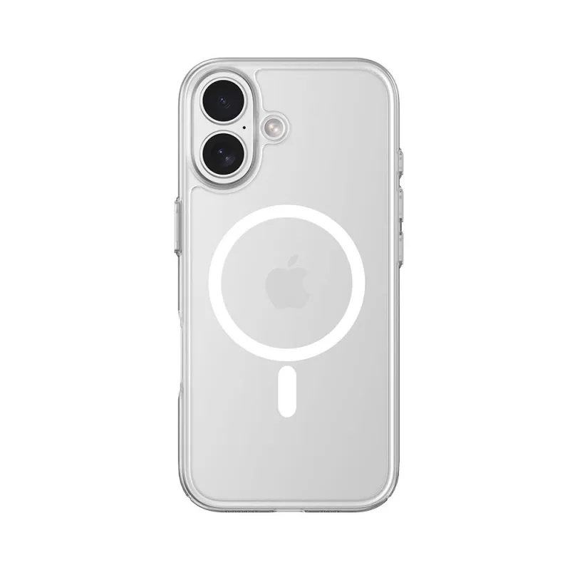 Comma kryt Glass Series Magnetic Case pre iPhone 17 - Clear