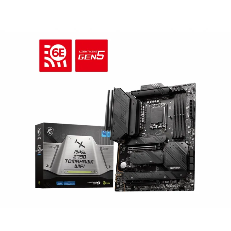 MSI MB Sc LGA1700 MAG Z790 TOMAHAWK WIFI, Intel Z790, 4xDDR5, 1xDP, …