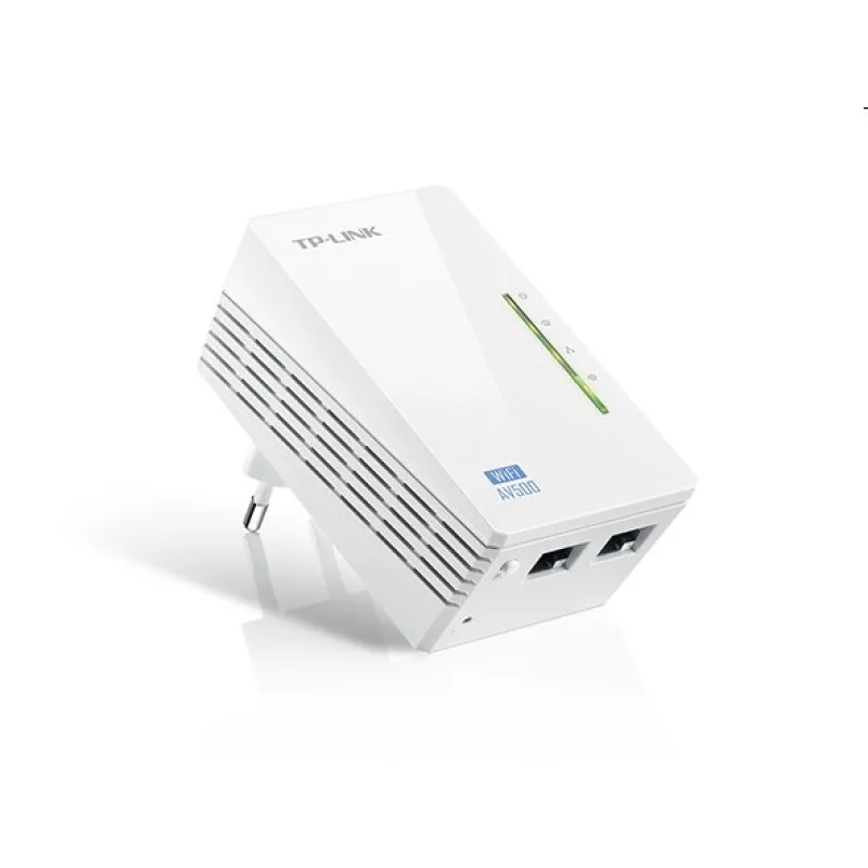 tp-link TL-WPA4220, Wireless N Powerline Extender Kit, 300MBit/s, AV500, 2x LAN 10/100M, single pack