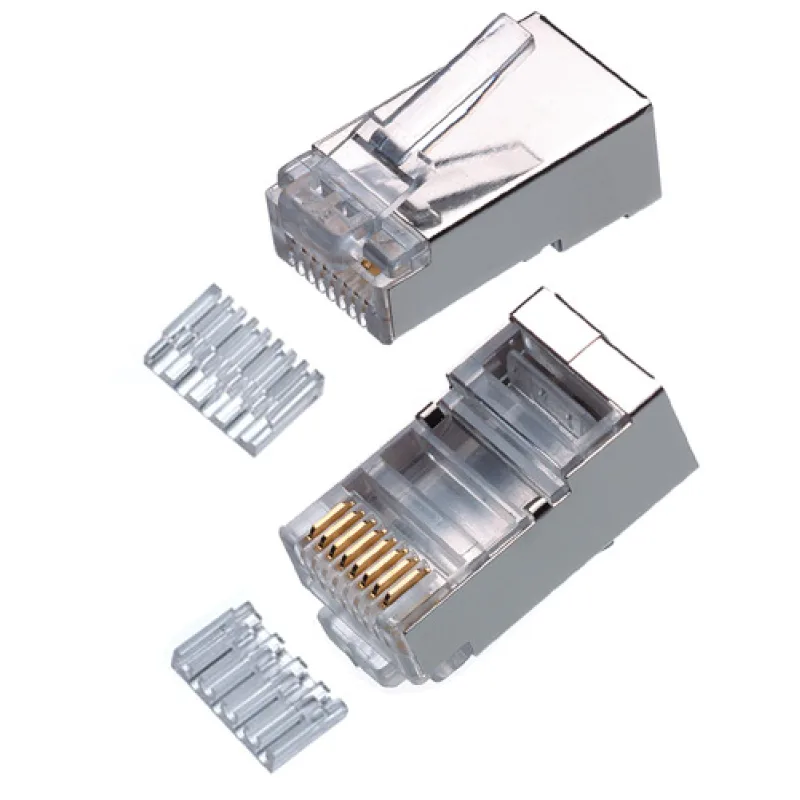 Konektor 8/8 RJ45, cat.6a, STP vložkou 100ks/bal, AWG 24 (lanko) 21993065