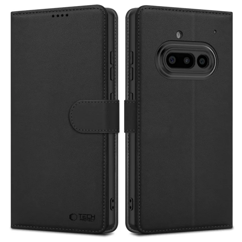 Peňaženkové puzdro Tech-Protect for Nothing Phone 3A – matné čierne