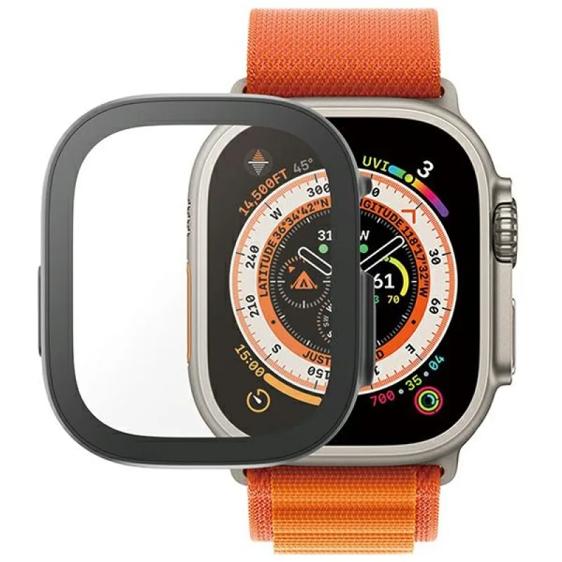 Celobody puzdro PanzerGlass pre Apple Watch Ultra 2 49mm - čierne
