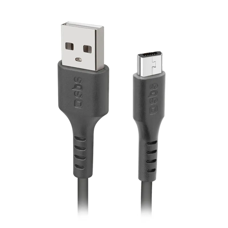 SBS TECABLEMICRO2K USB-A - Micro-USB kábel 2 m - Čierny