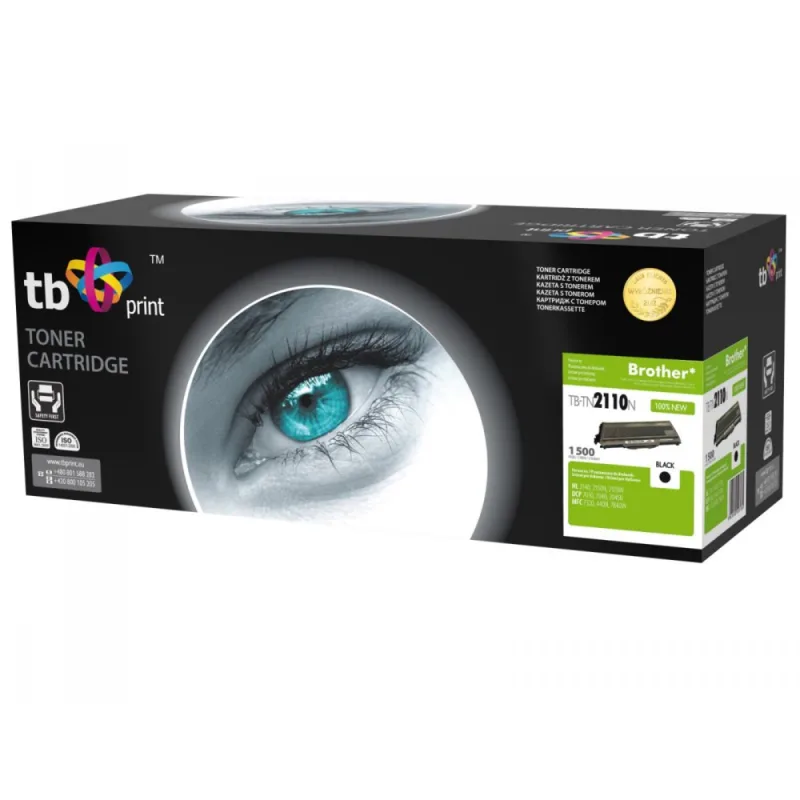Toner TB kompatibilný s Brother TN2110 100% new TB-TN2110N