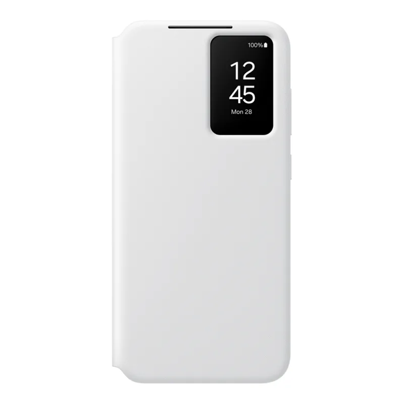 Peňaženkové puzdro Samsung Smart View EF-ZS721CWEGWW pre Samsung Galaxy S24 FE – biele
