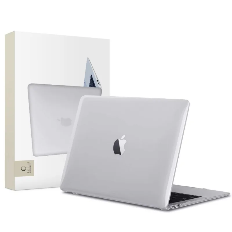 Puzdro Tech-Protect SmartShell pre MacBook Air 13'' 2018-2020 – priehľadné