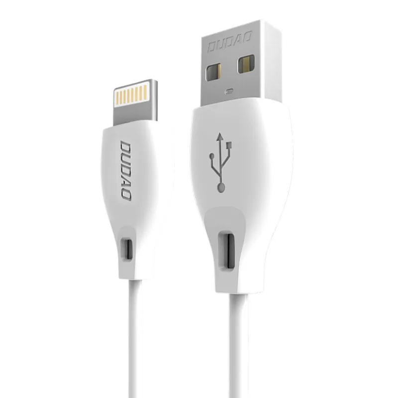Dudao kábel USB / Lightning kábel 2,4A 1m biely (L4L 1m biely)