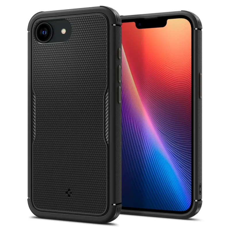 Puzdro Spigen Core Armor MagSafe na iPhone 16e – čierne