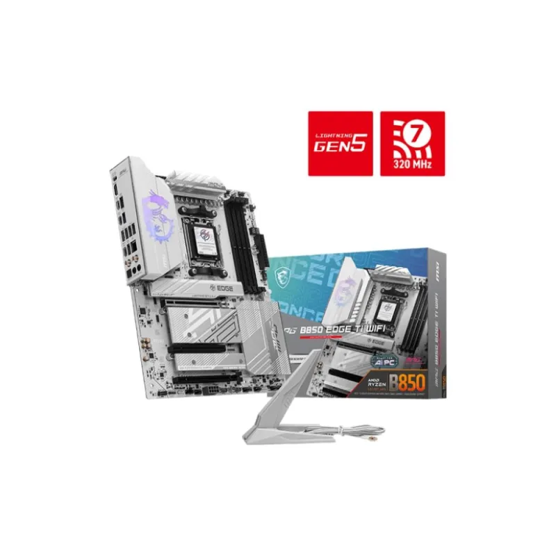 MSI MB Sc AM5 MPG B850 EDGE TI WIFI, AMD B850, 4xDDR5, 1xHDMI, WiFi, …