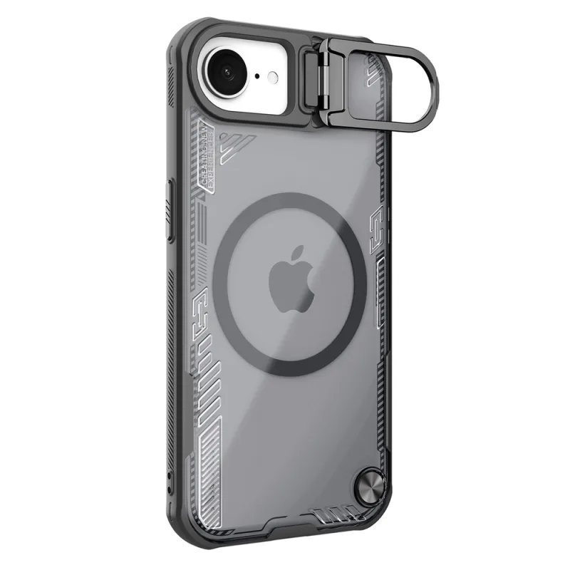 Magnetické puzdro Nillkin Iceblade Prop so stojanom pre iPhone 16e - čierne