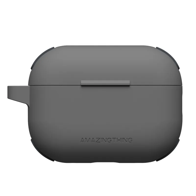 Silikónové puzdro AmazingThing Omni Case pre AirPods Pro 2 – čierne
