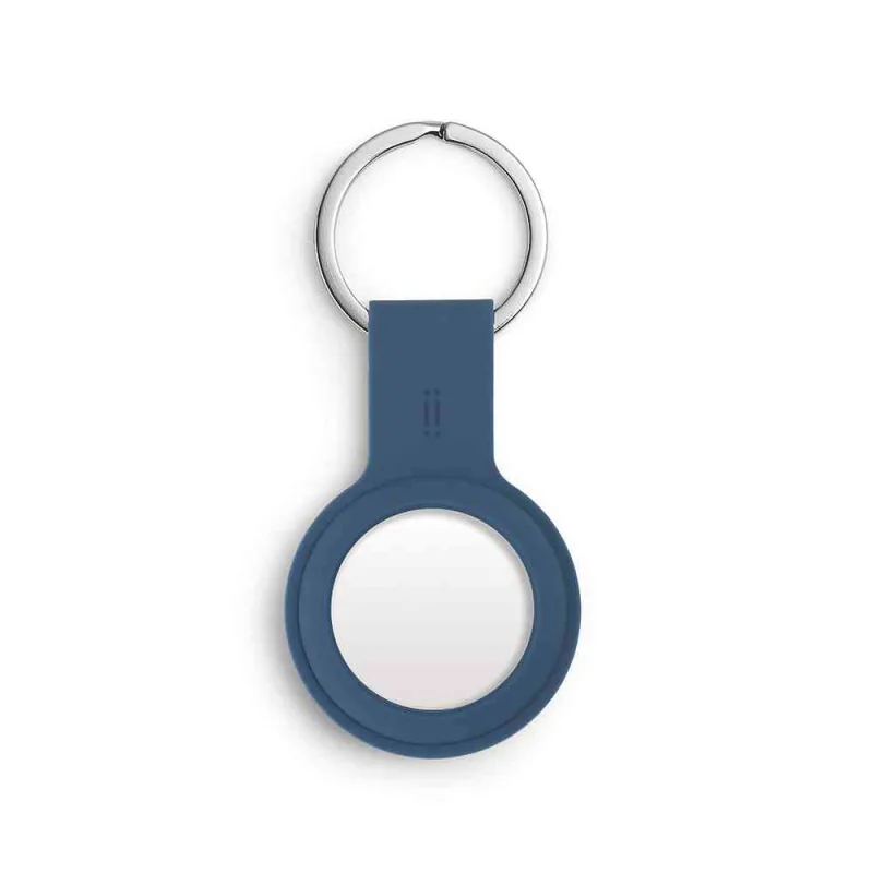 Aiino - GiGiTag Silicon holder with keychain for AirTag - Twilight Blue…