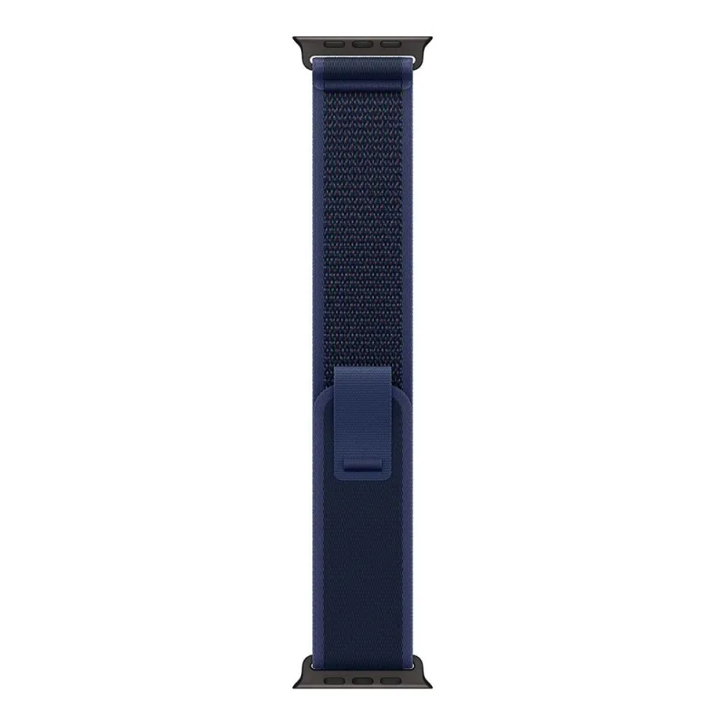 Apple Watch 49mm Blue Trail Loop - S/M - Black Titanium Finish