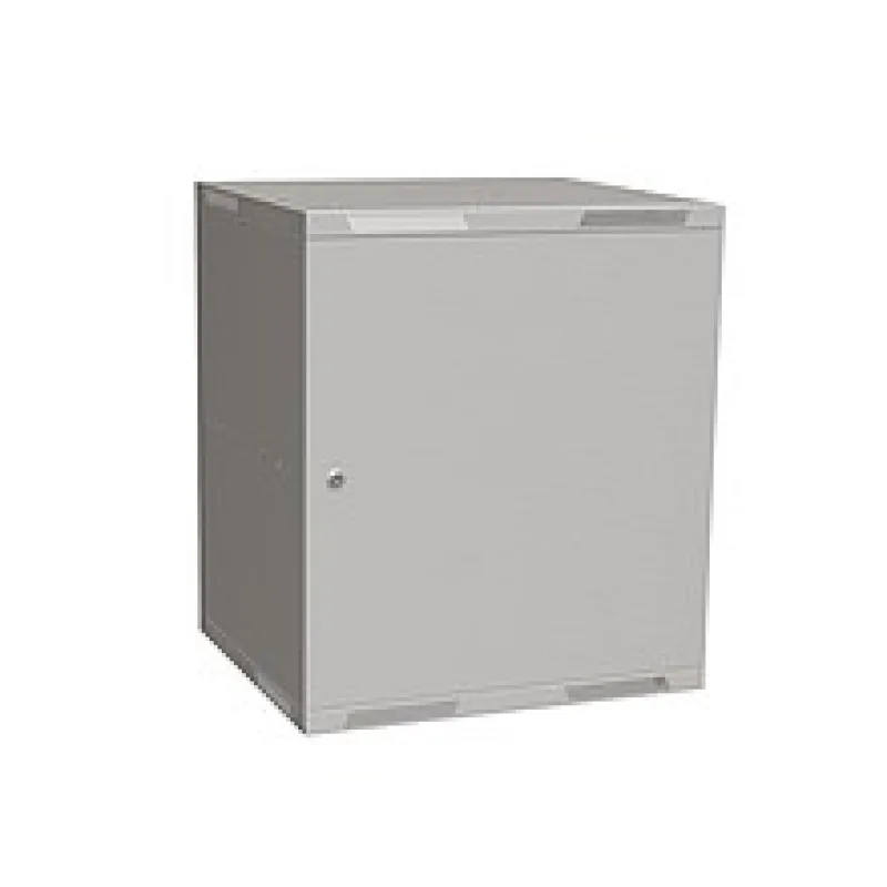 Nástenný rozvádzač Solarix SENSA LITE 12U 450mm, plechové dvere, RAL…