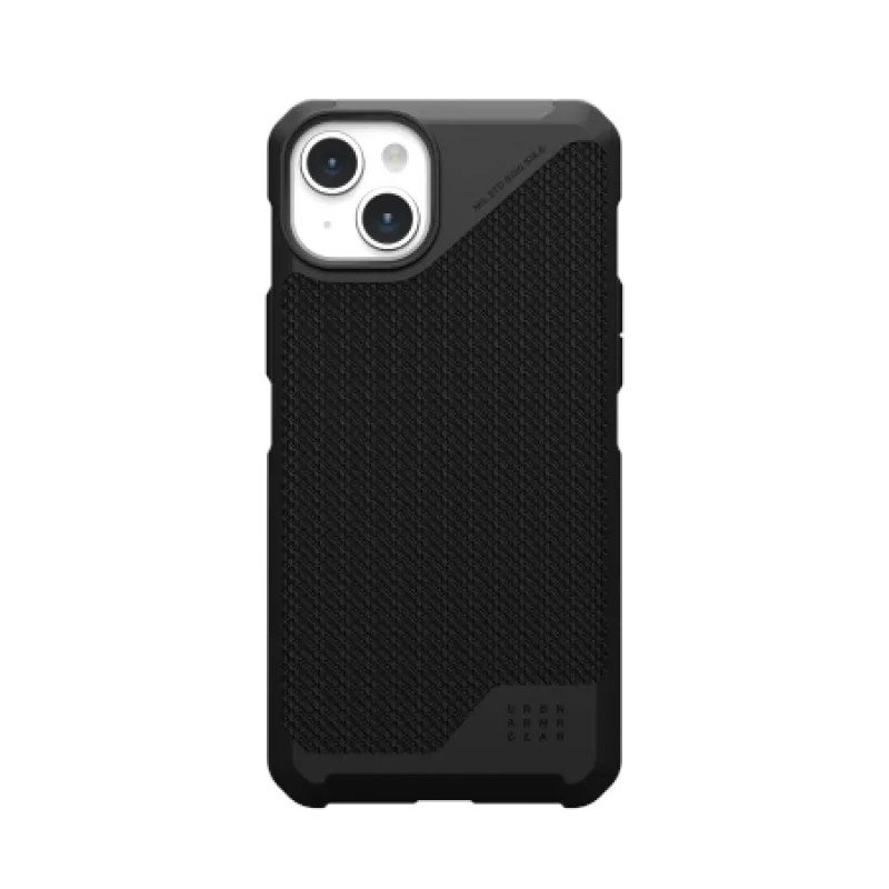 Puzdro UAG Metropolis LT MagSafe pre iPhone 15 Plus - čierny kevlar