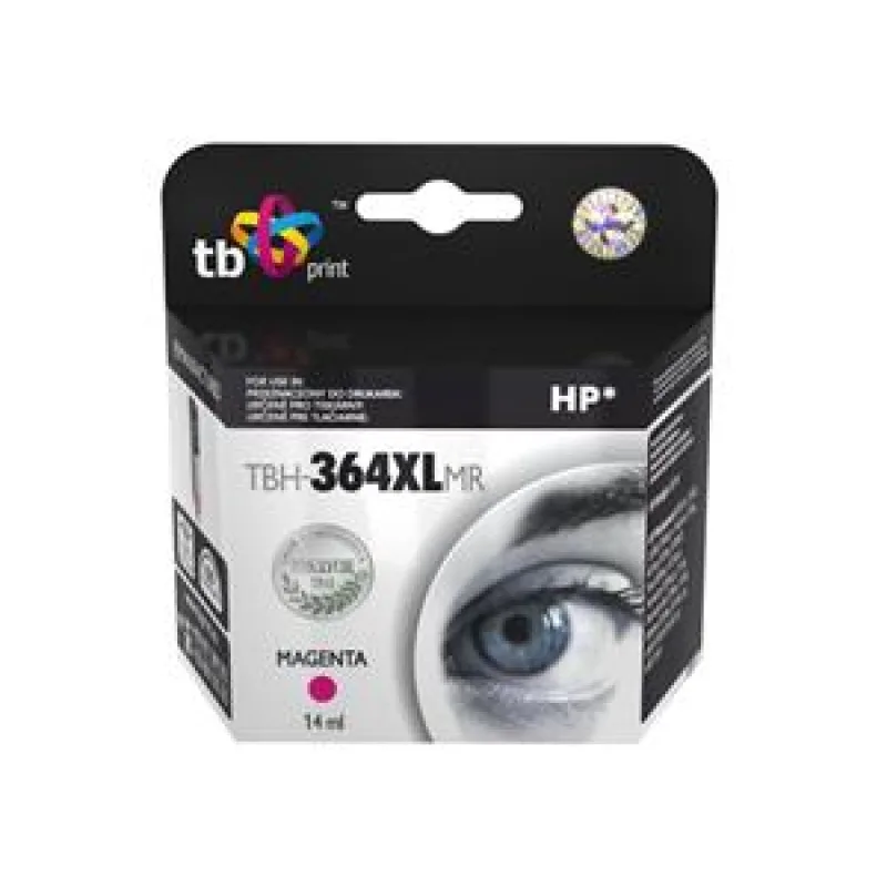Ink. kazeta TB kompat. s HP CB324EE (No.364), TBH-364XLMR, Magenta TBH…