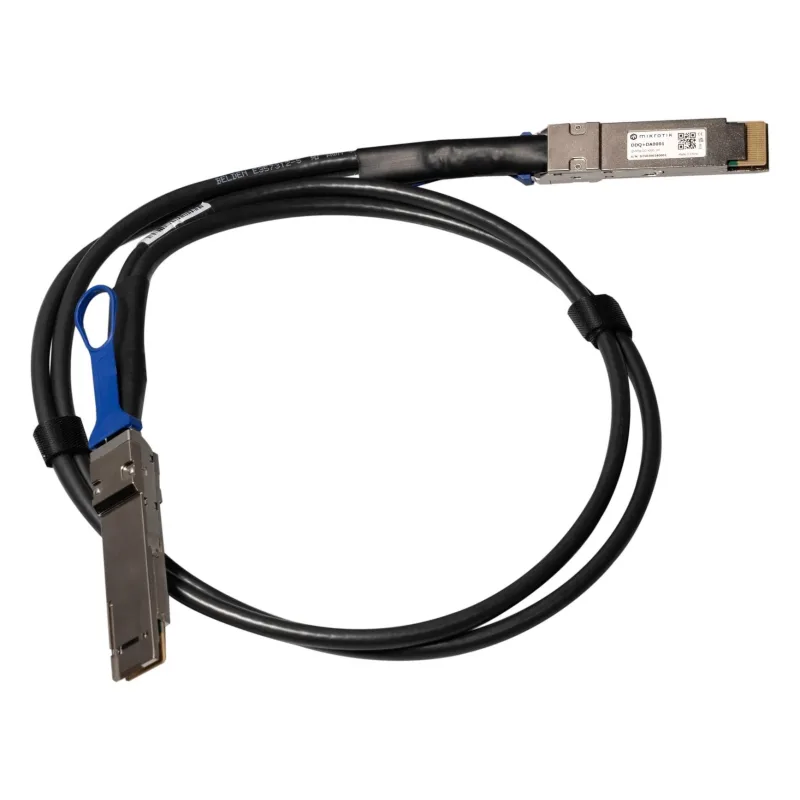 MikroTik DDQ+DA0001 1m 400GB přímý propojovací kabel s QSFP-DD moduly DDQ…