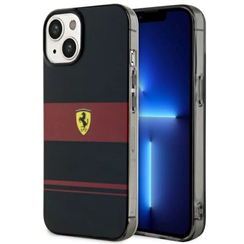 Ferrari FEHMP14SUCOK iPhone 14 6,1" čierno/čierne pevné puzdro IMD Combi Magsafe