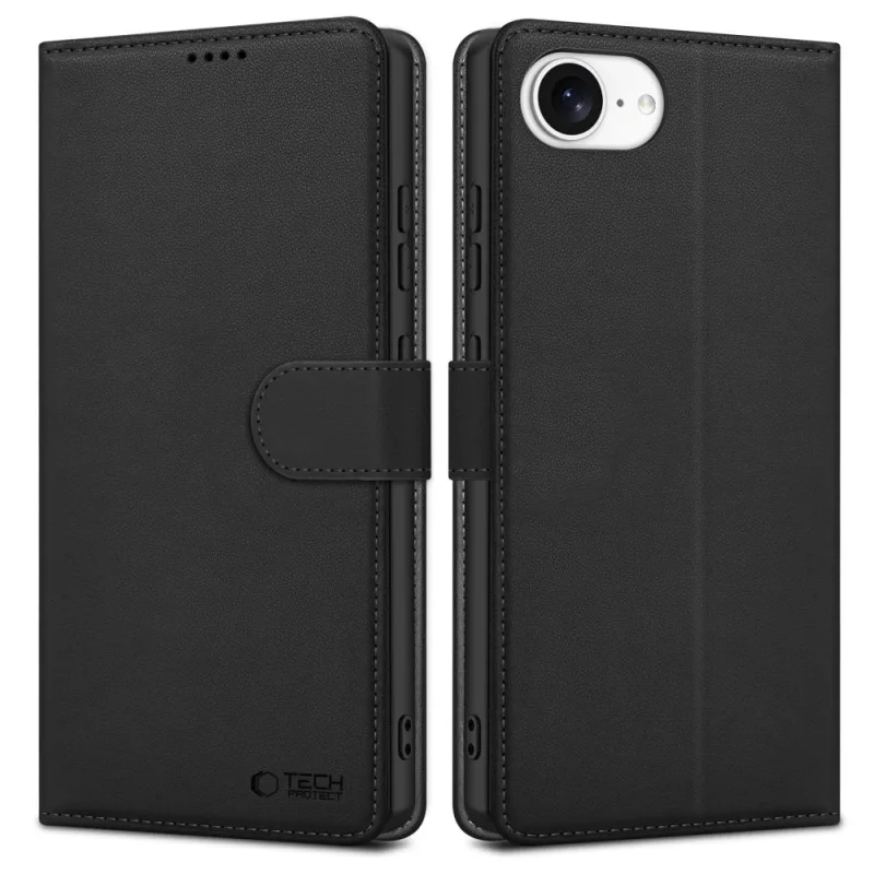Peňaženka Tech-Protect pre iPhone 16e – matná čierna