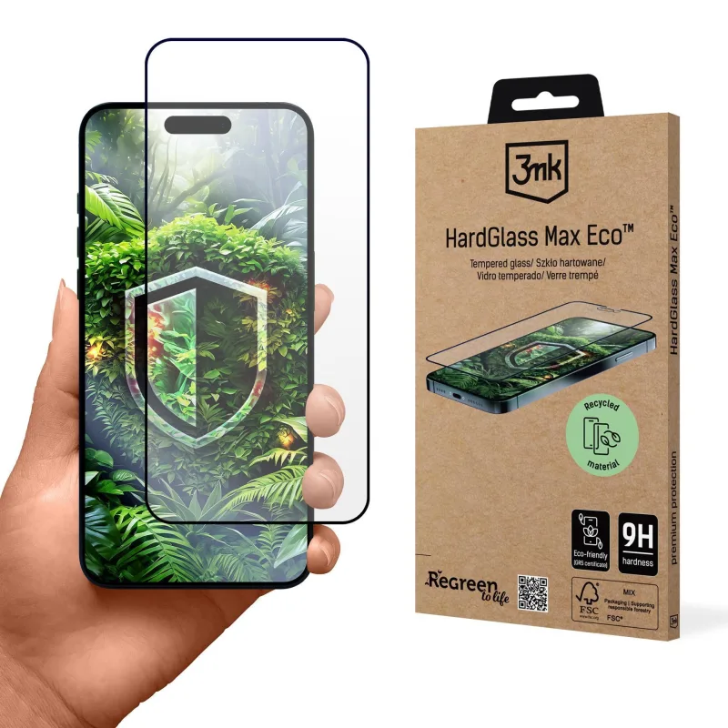 3mk tvrzené sklo HardGlass Max Eco pro Apple iPhone 16 Pro 5903108596930