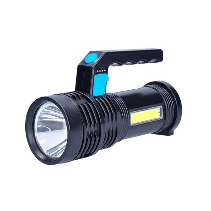 Solight LED nabíjacie svietidlo s rukoväťou a bočným svetlom, 150+100lm,…