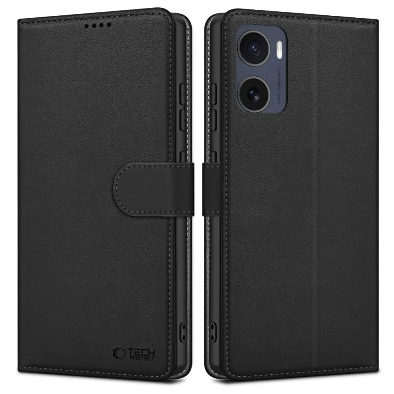 Peňaženkové puzdro Tech-Protect pre Motorola Moto G05 / E15 - matné čierne