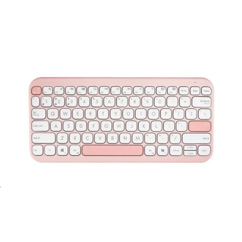 ASUS Marshmallow KW100 Copilot version - bezdrôtová klávesnica, Pink, CZ…