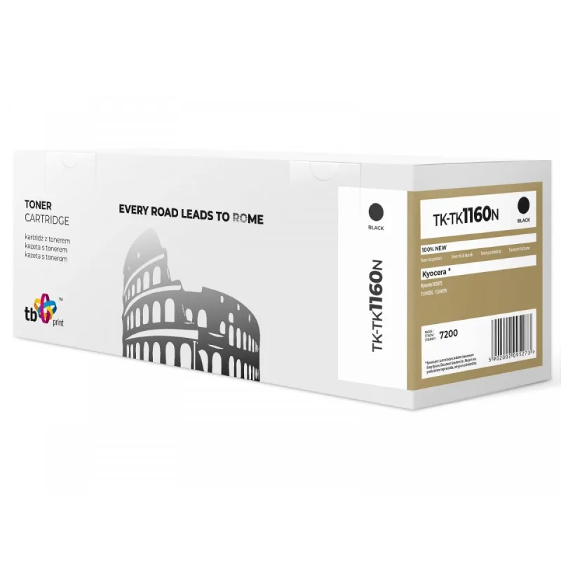 Toner TB kompatibilný s Kyocera TK-1160, Black TK-TK1160N