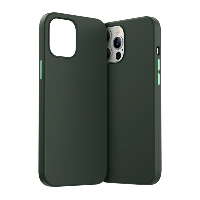 Puzdro Joyroom Color Series pre iPhone 12 Pro Max zelené (JR-BP800)