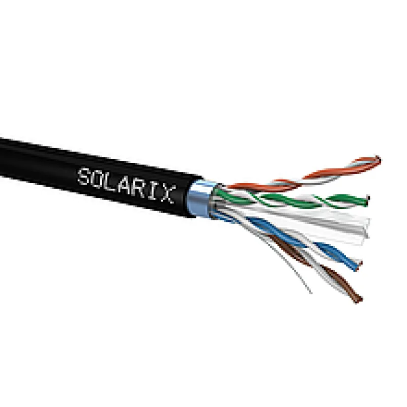Inštalačný kábel Solarix CAT6 FTP PE Fca vonkajší 500m/ cievka SXKD-6-FTP…
