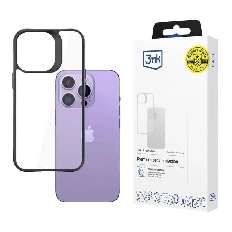 3mk ochranný kryt Satin Armor Case+ pro Apple iPhone 14 Pro Max…