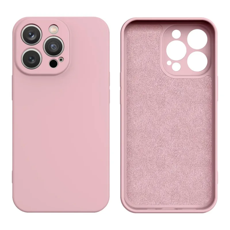 Silikónový obal iPhone 14 Plus silikónový obal ružový
