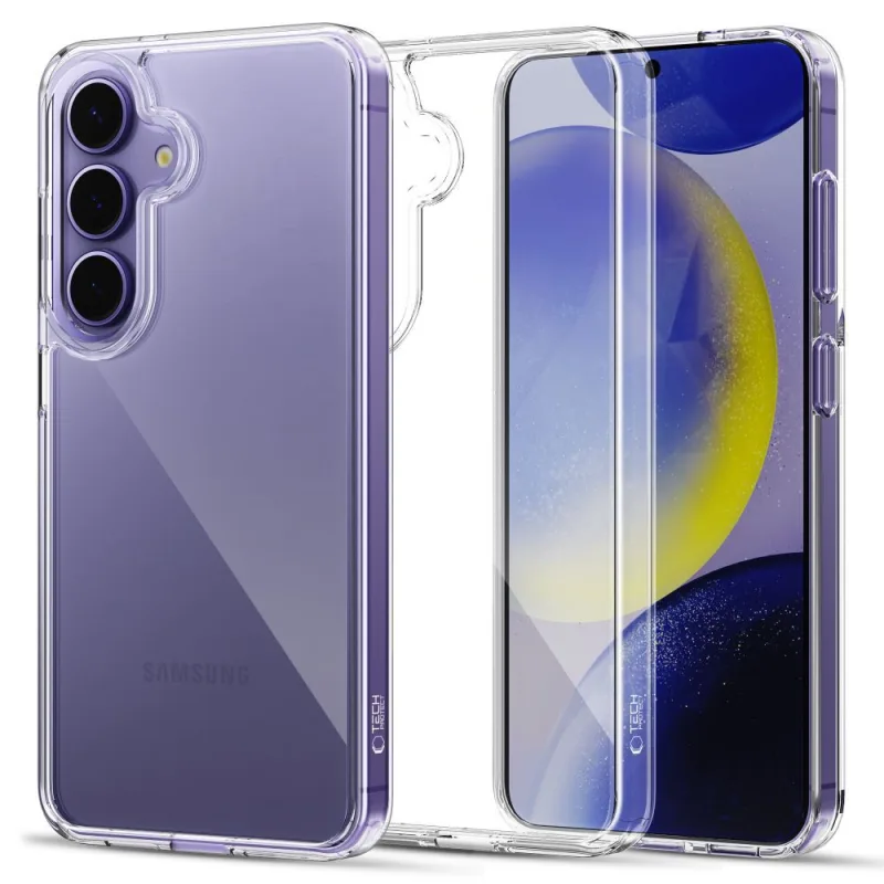 Hybridné puzdro Tech-Protect Flexair pre Samsung Galaxy S25 – priehľadné