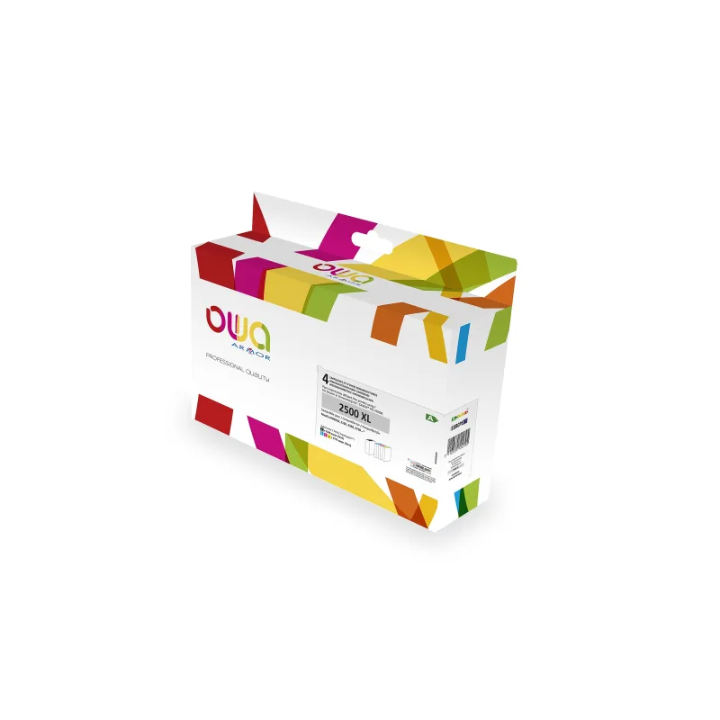 OWA ARMOR ink kompatibilný s Canon PGI2500XL, 4-pack (CMYK), 72ml/ 3x20ml…