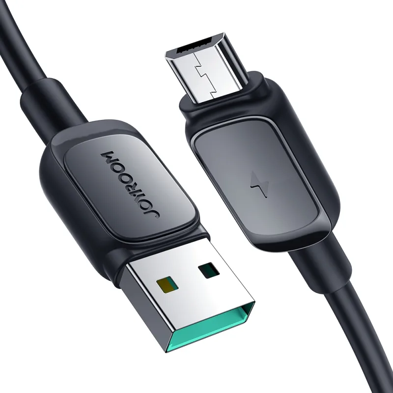 Joyroom Multi-Color Series A14 Kábel USB-A / micro USB 2.4A 2 m - čierny
