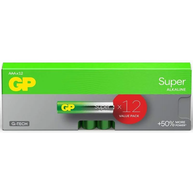 EMOS GP Alkalická batéria Super LR03 (AAA) 12ks B0114T