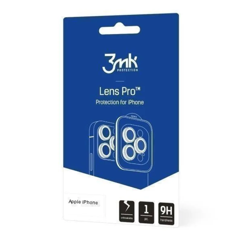 3mk Lens Protection Pro Black (ME) pro Apple iPhone 16/ 16 Plus…